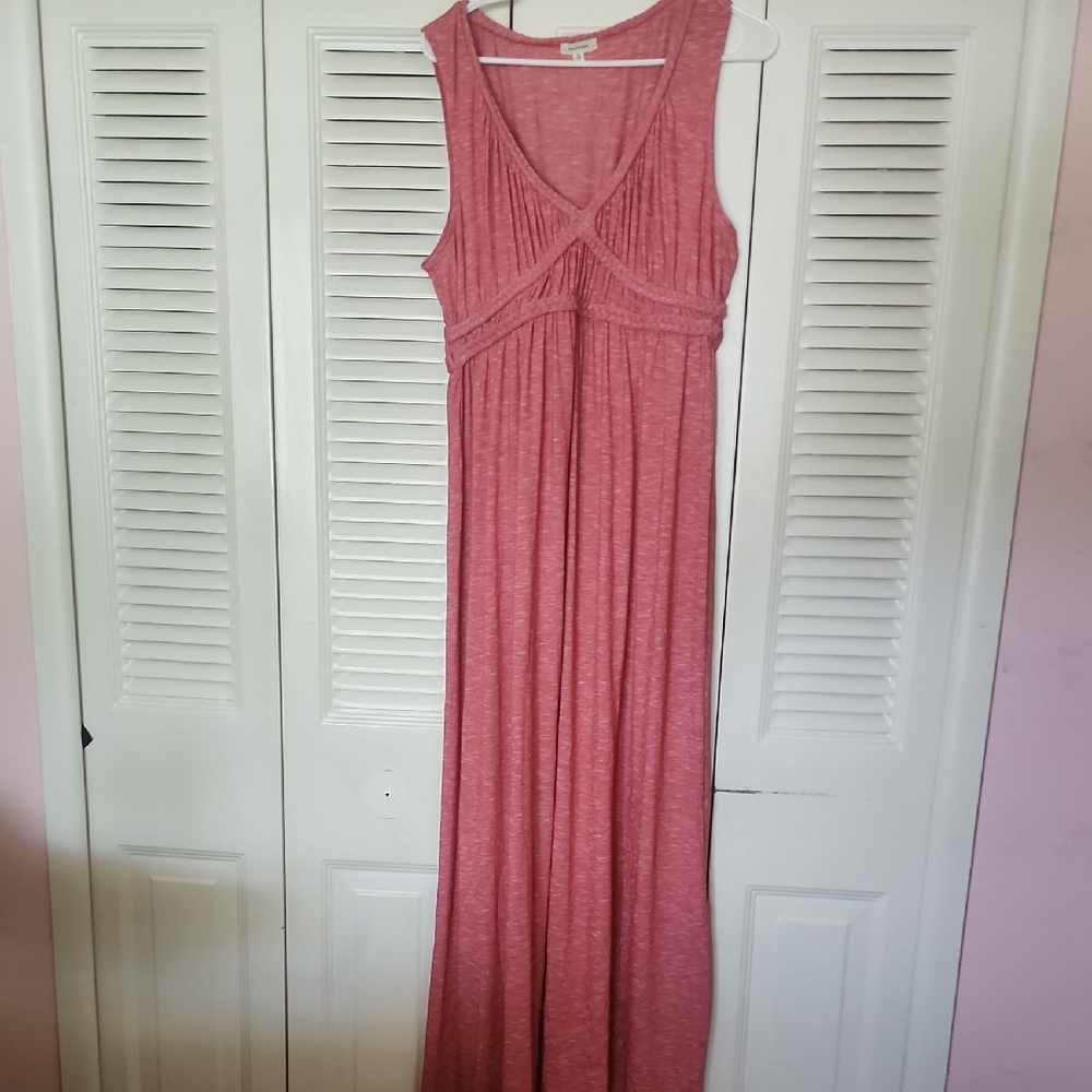 Max Studio Sleeveless Coral Maxi Dress